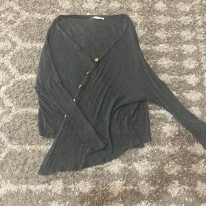 Dark gray cardigan